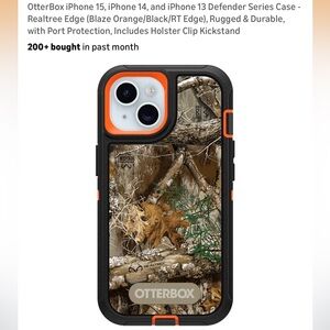 OtterBox Realtree Edge iPhone Case - Orange/Black